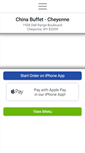 Mobile Screenshot of chinabuffetcheyenne.com